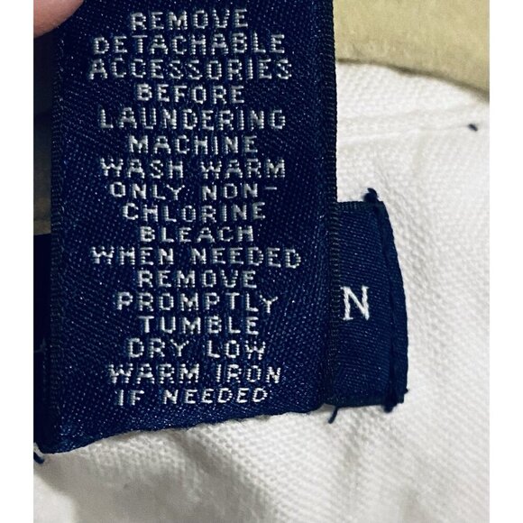 Ralph Lauren Shirt Dress Girls 2T White Ruffle Hem Sleeveless Cotton Preppy - Picture 5 of 5